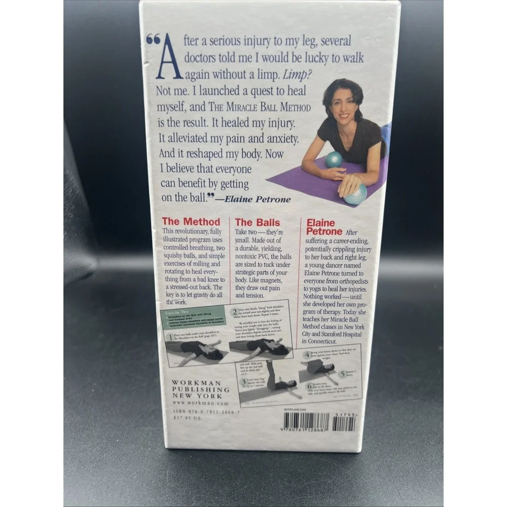 Miracle Ball Method by Elaine Petrone Relive Pain Reshape Body Reduce Stress